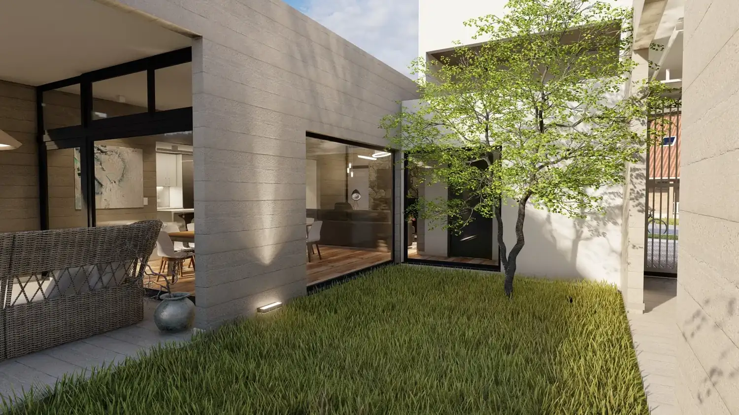 Bela Vista · patio íntimo