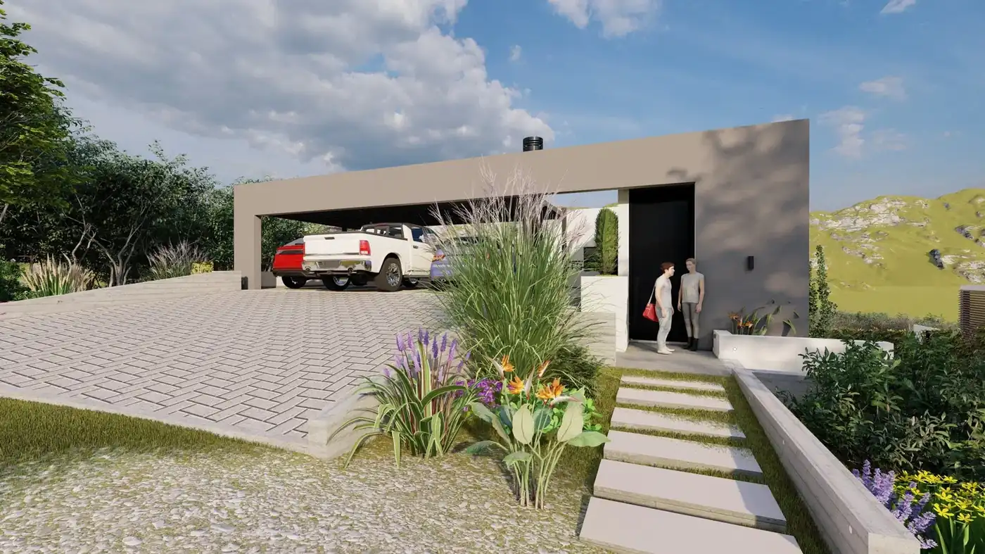 Estancia Q2 · acceso exterior