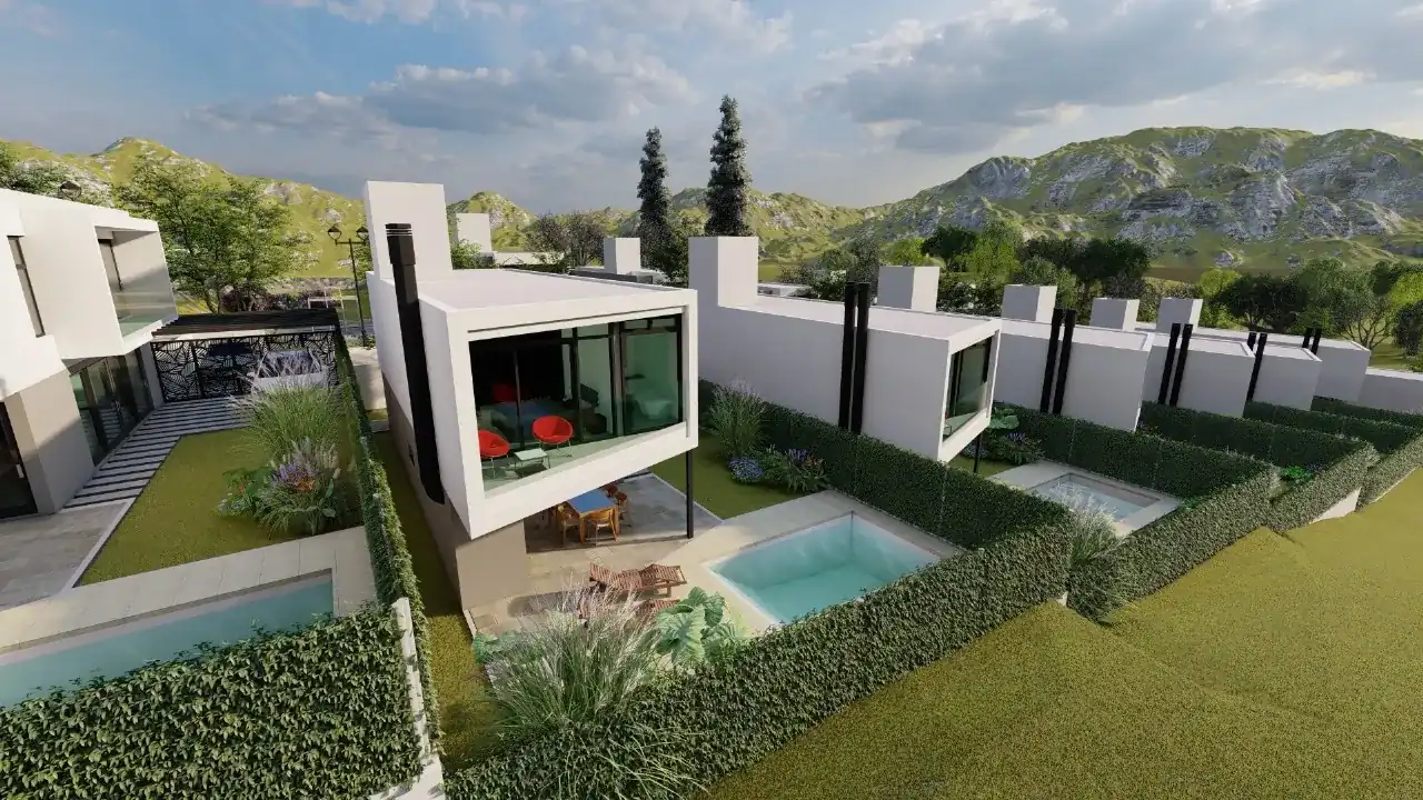 Housing Villa Náutica · viviendas y patio privado