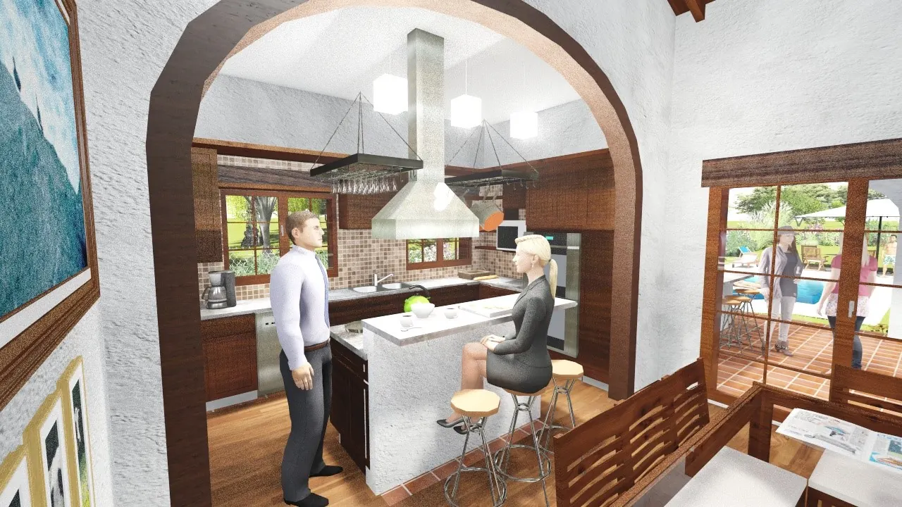 Vivienda 7 Soles · cocina integrada