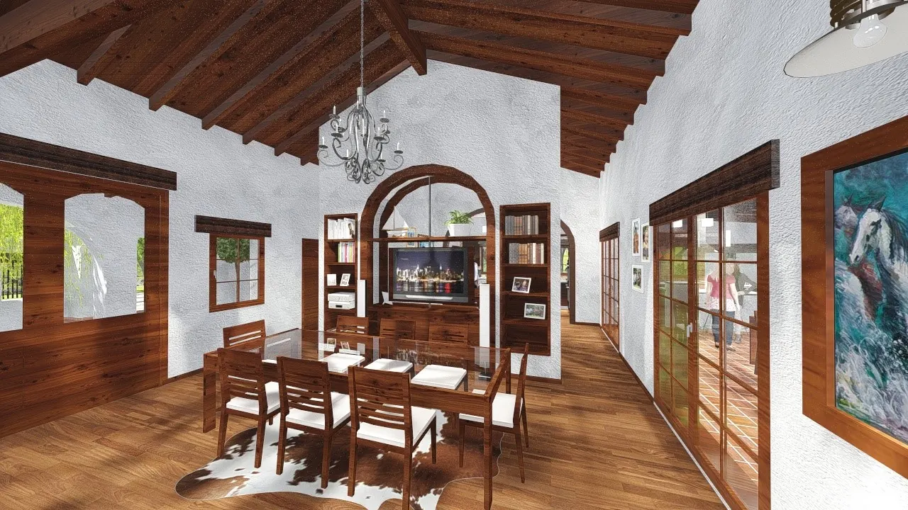 Vivienda 7 Soles · comedor interior