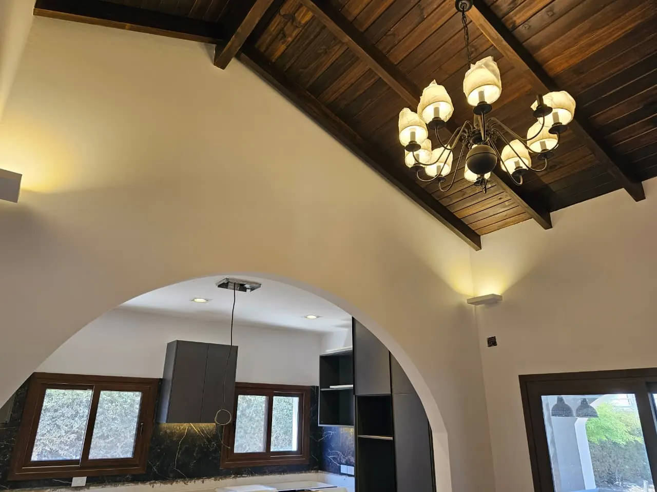 Vivienda 7 Soles · detalle de farol cercano